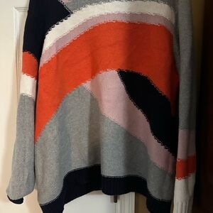 1. State Multicolor Crew Neck Sweater